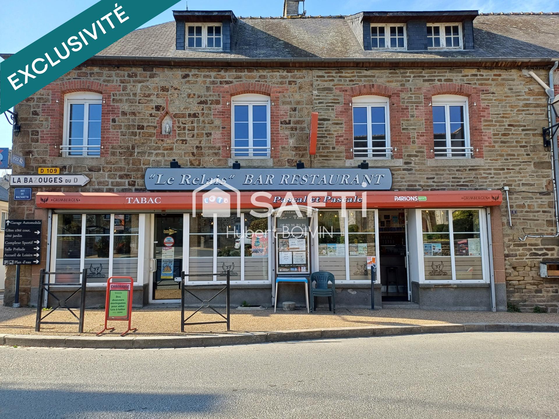 Maison en pierres, couverture en ardoises, plein centre bourg...
